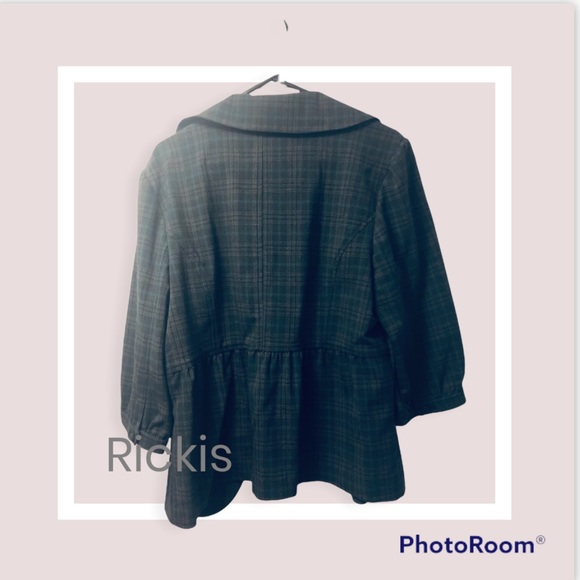 Rickis Plaid Checkered Blazer - Picture 4 of 4